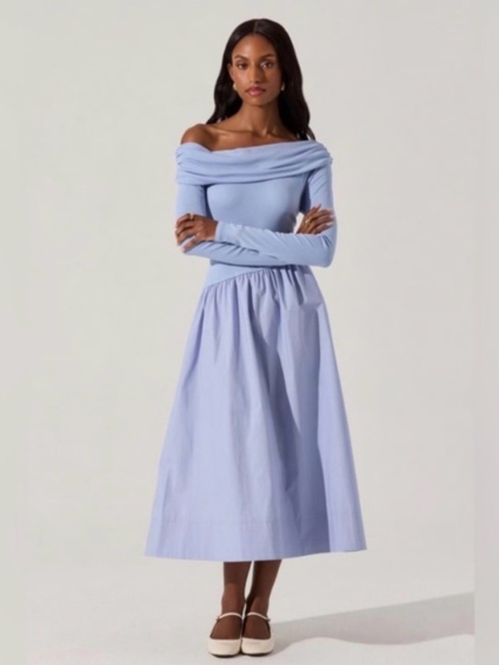 ASTR the Label - Mixed Media Dress - size L - NWT